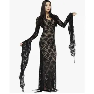 Miss Darkness - Elvira - Morticia - Costume - Adult - 2 Sizes