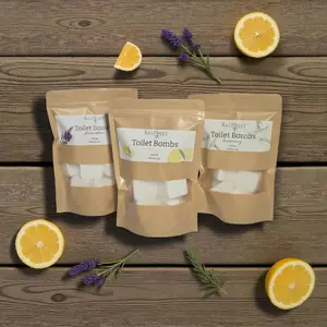 Herbal Toilet Fizz Tabs - Natural, Clean, Fresh, and non-toxic