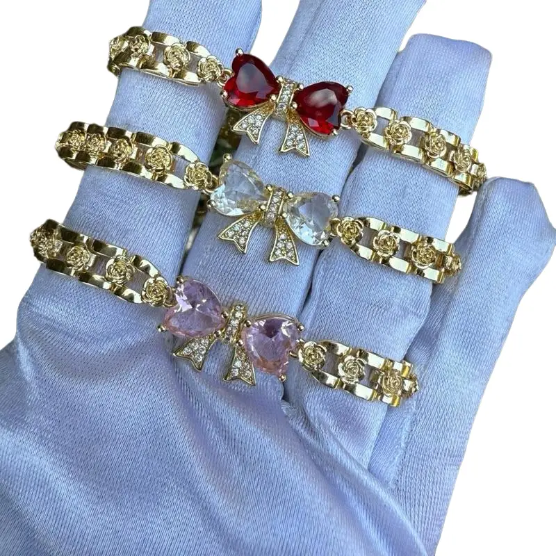 Bow Bracelet for Her - Dainty & Charming Jewelry Gift for Adults - 6-8 Inch Tarnish-Free Bracelet with Delightful Bow Design