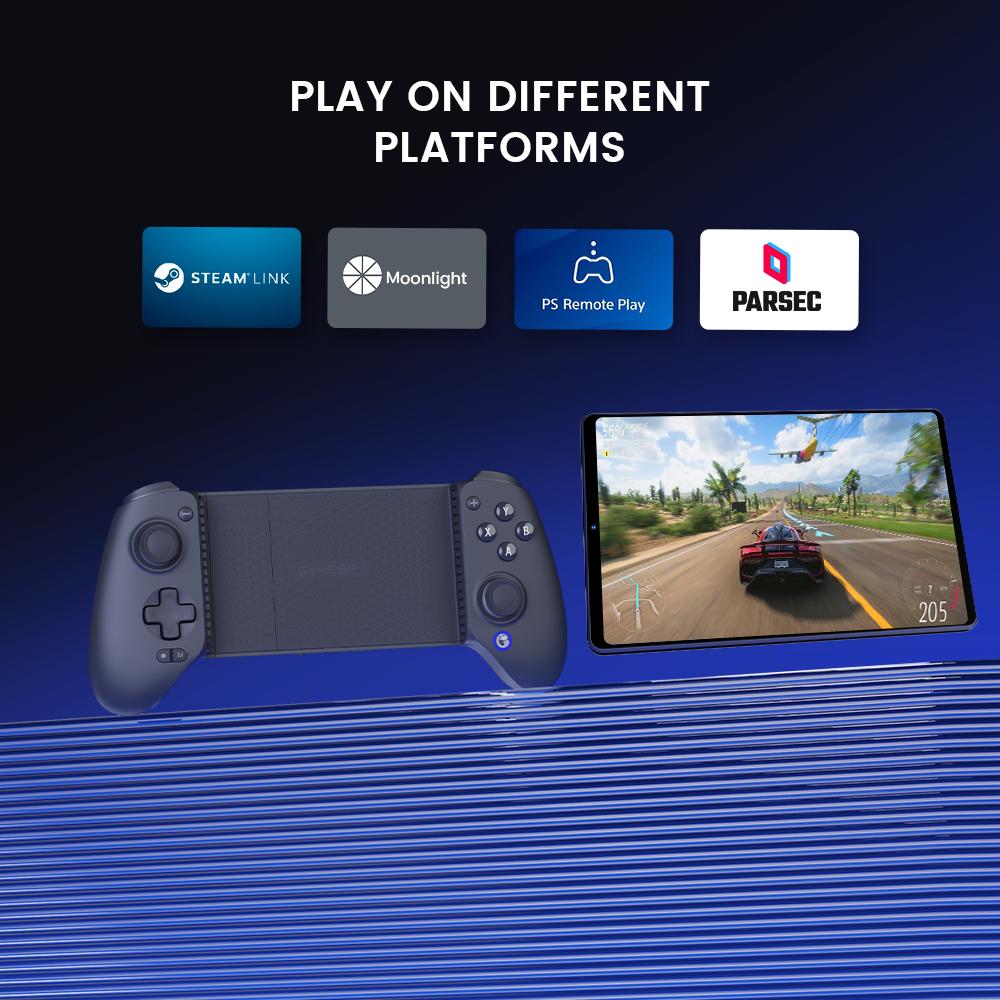 GameSir G8 Plus Galileo Bluetooth Mobile/Pad Wireless Game Controller for Android and iOS, Featuring Hall Effect Sticks & Triggers