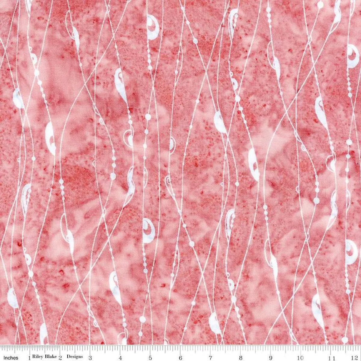 Fabric Riley Blake Rayon Batiks Soft Coral by the Quarter Yard BTR23130-232