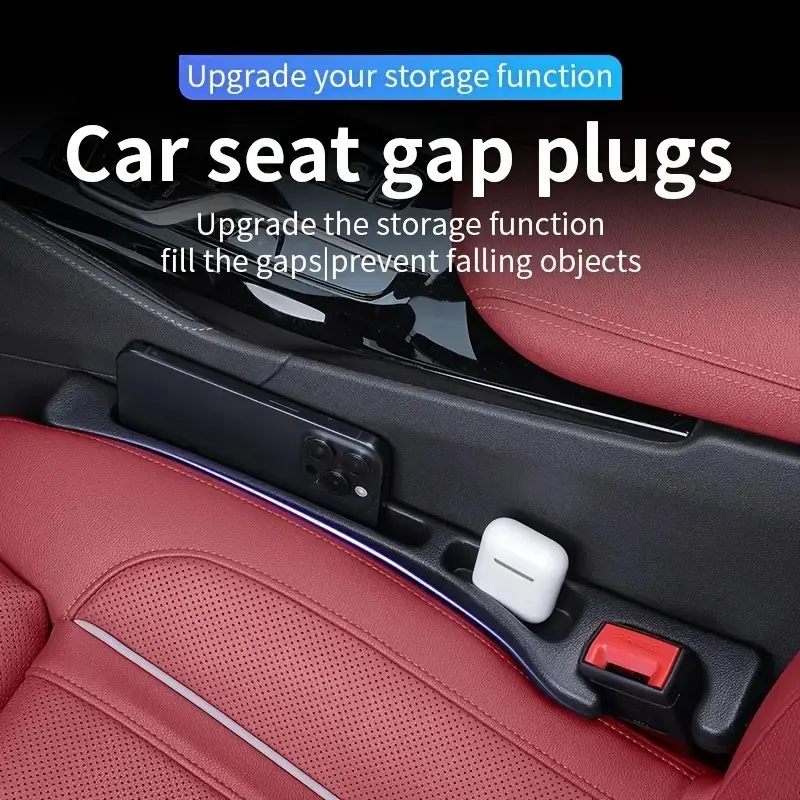 Upgrade Your Car Seat Gap Filler Set, Leak-Proof Storage Dividers, Car Storage Organizers for Multiple Vehicle Types, Car Organizers and Storage, Enhance Interior Comfort & Convenience, Car Seat Organizer