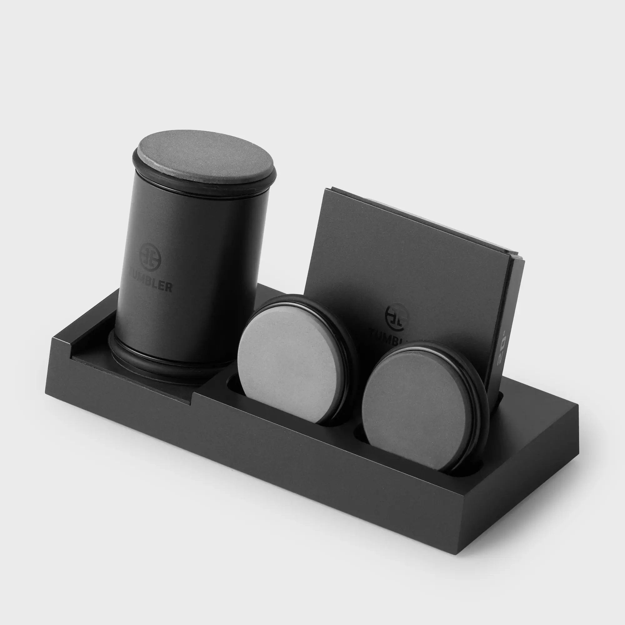 Pro Roller Knife Sharpener Full Set - Charcoal Black Kitchenware, Cutting & Cooking Equipment with Diamond-Coat, Fixed Angles, 6000 Grit Precision Sharpening for Kitchen Knives, Japanese Slicers