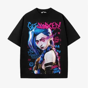 Vintage Arcane Jinx Was Here Shirt, Tv Series Unisex T-Shirt, Arcane Merch, Graphic Tee, Pop Culture Shirt