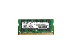 Black Diamond Memory 16GB ECC Unbuffered DDR4 2133 (PC4 17000) Server Memory Model BD16G2133MQO25