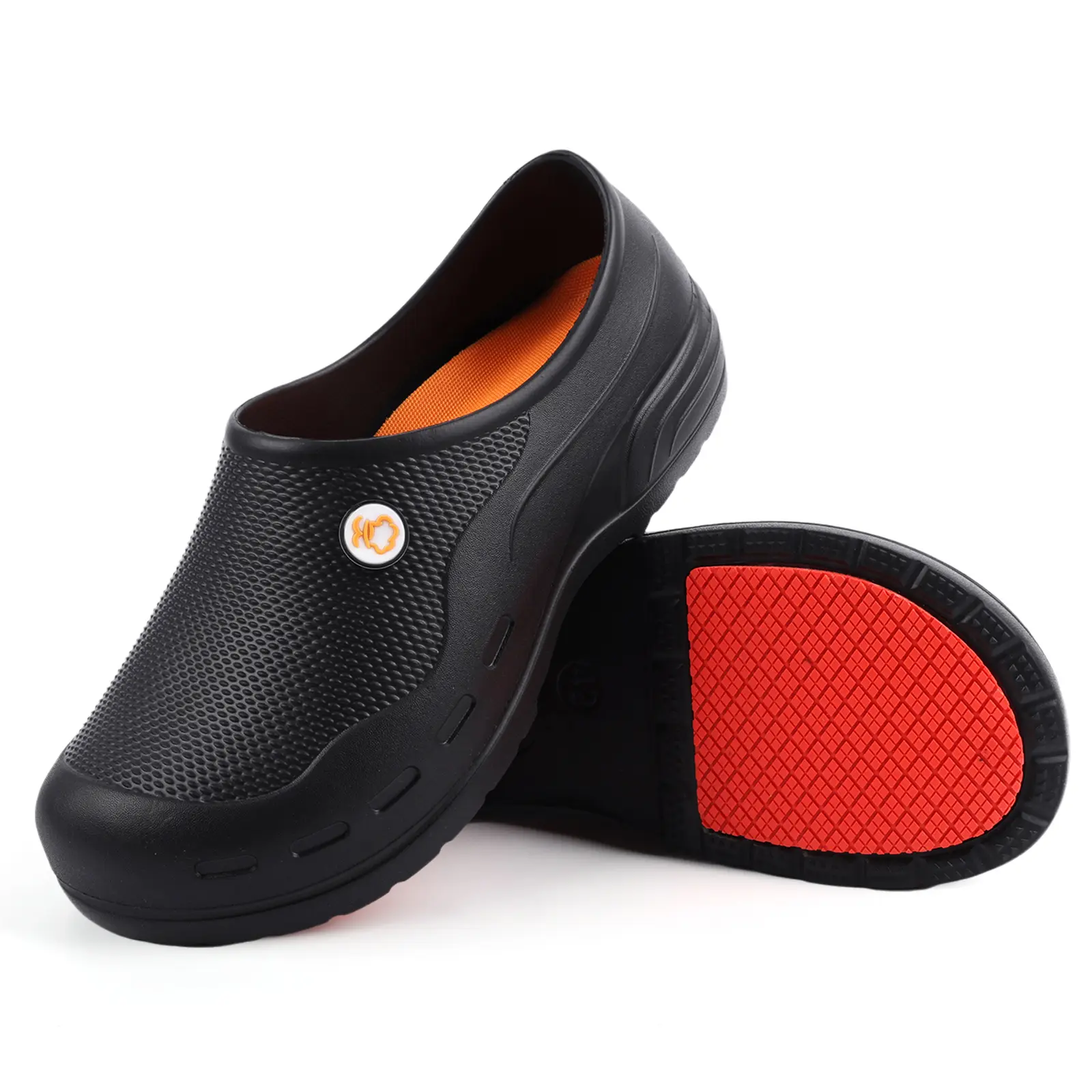 Unisex Chef Shoes Professional Oil Water Resistant Slip Resistant Work Shoes Comfortable Nursing Nurse Shoes for Chefs Nurses Gardeners Factory Workers Zapatos de Trabajo para Hombres