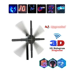 3D Holographic Fan Display for Ads & Videos