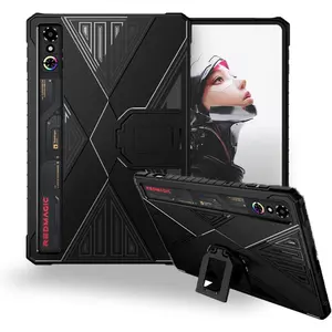 Protective Tablet Case for REDMAGIC Astra Gaming Pad 3 Pro 9.06in - Textured Look Lightweight Soft PC Casing, Adjustable Stand, Detachable Accessory for Enhanced Protection (Black)