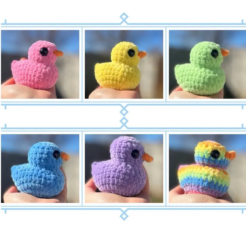 Hand crocheted Ducks