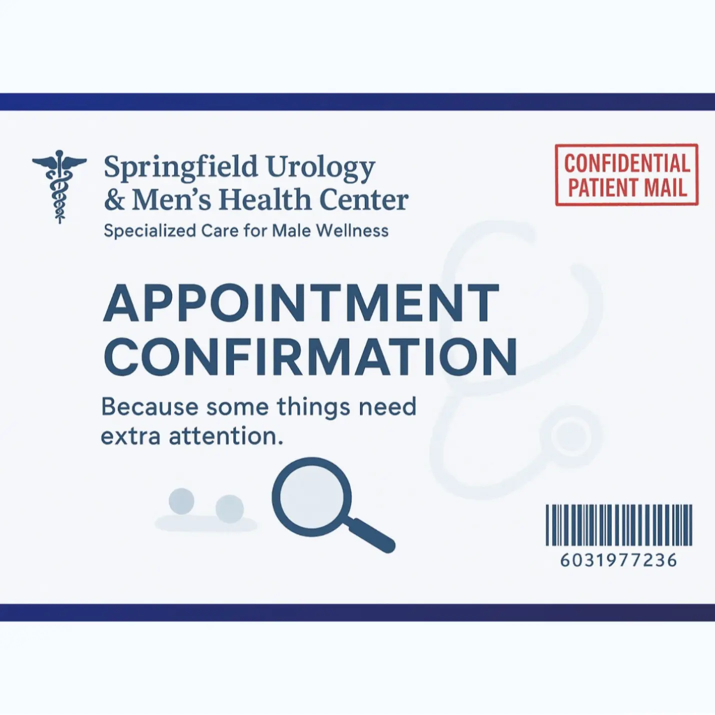 Anonymous Medical Urology-Themed Funny Tiny Balls Printed Card - Gotprint Anonymous Mail Novelty Gag Toy, Creative Prank Gag Gift for Frenemies, Bachelor Parties, 12+ Years Old