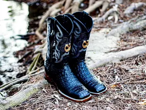 Men's Genuine Leather Cowboy Boot