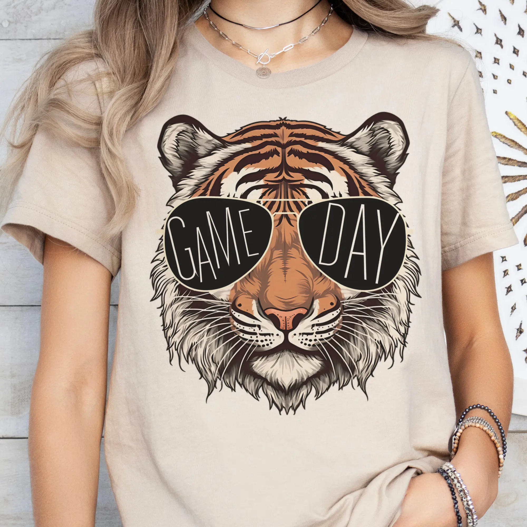 Gameday Tiger Graphic Tee Football Tigers Tshirt Gameday Sports T-Shirt Team Sports Mascot Top Unisex Sizing Tshirts Casual Sports Teams Tops  Womens  Cozy Sports Tees