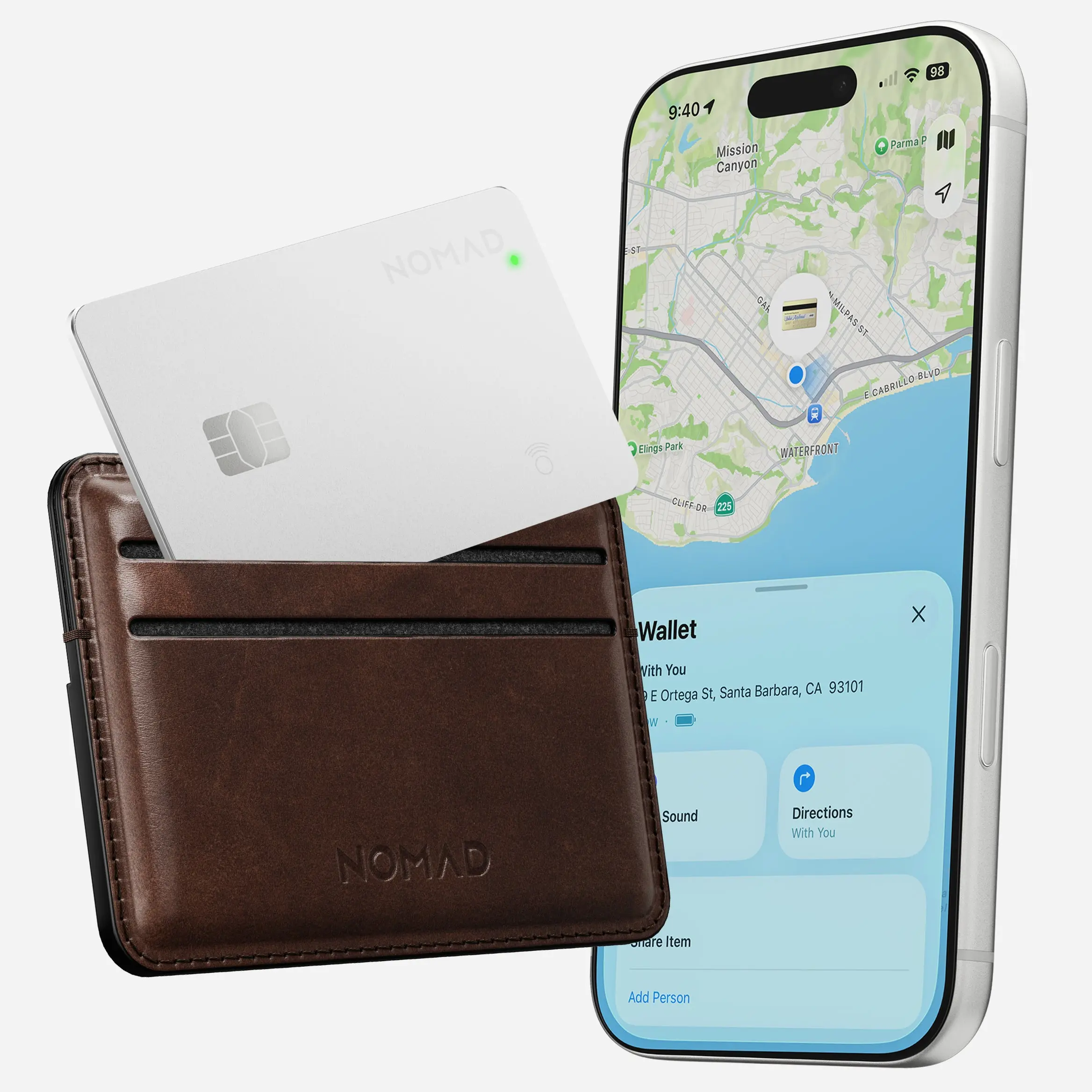 Tracking Card Pro - Find My | White 