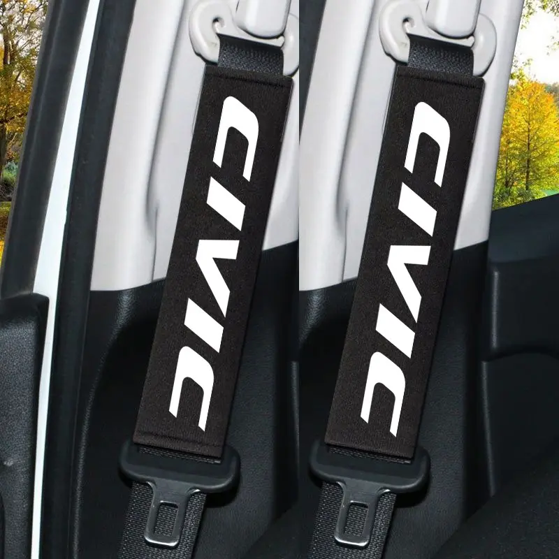 Car Seat Headrest Rest Neck Pillow Cushion Seat Belt Shoulder Pad For Honda Civic Accord Fit City CRV Odyssey Jazz Mugen Automotive Interior Decoration Accessories