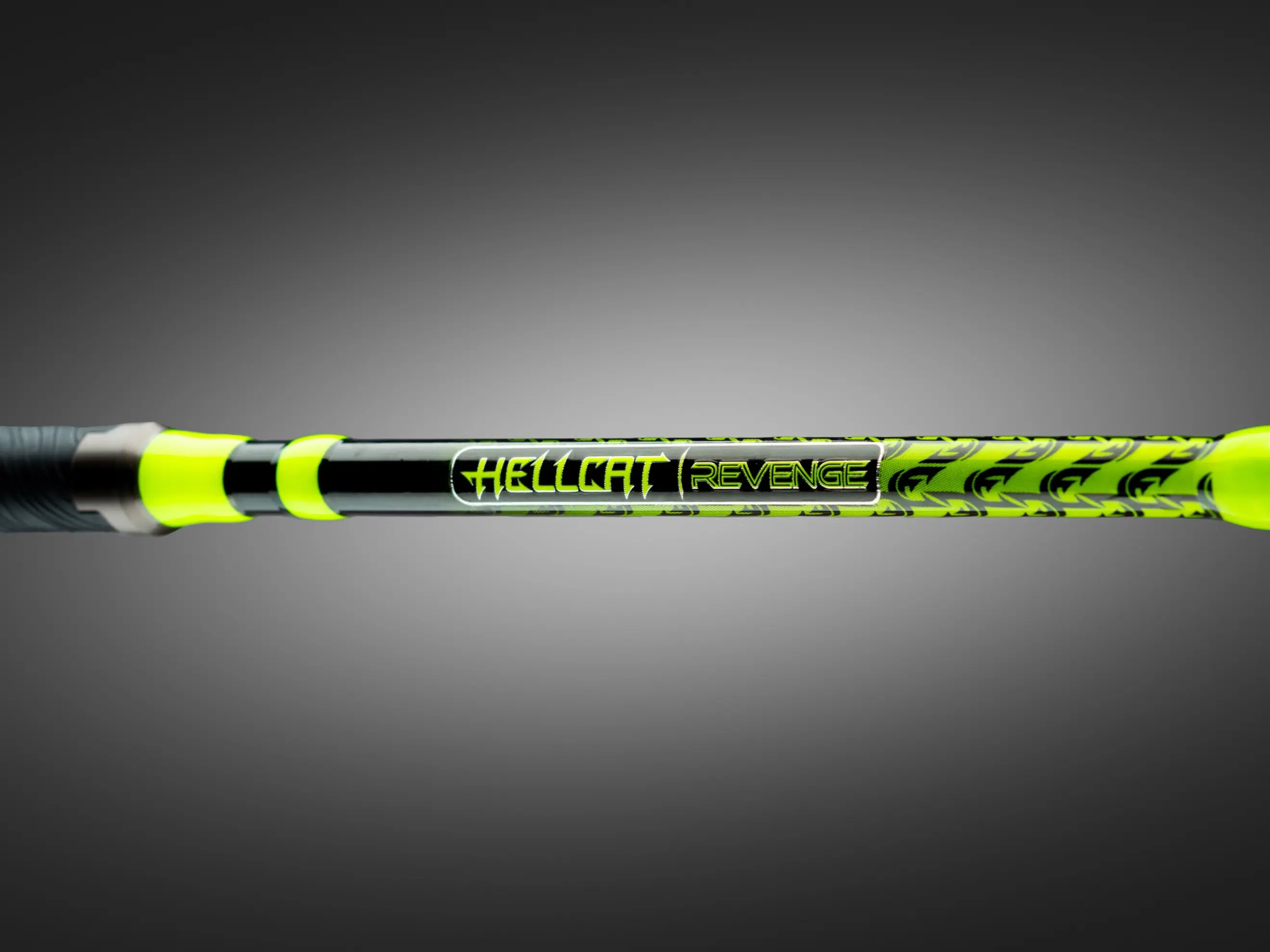 Yellow Hellcat Revenge Rod Series | 7'6" Casting and Spinning Fishing Rod | By Catch The Fever - The World's Leading Fishing Rods for Freshwater, Saltwater & for Trophy Fish Size - Industry First Rubber-Silicone Grips for Unmatched Performance & Quality