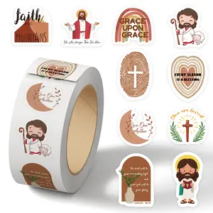 500pcs Cartoon Roll Sticker Series Sealing Stickers for Mugs, Laptops, Suitcases, DIY Scrapbooking Decorative Stickers, Birthday Gifts, Decoration Sticker