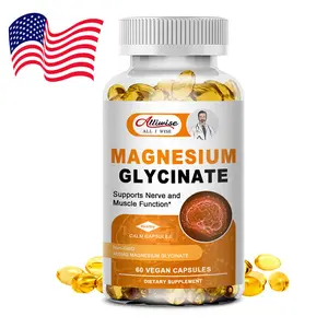 Magnesium Glycinate 400mg High Absorption,Improved Sleep,Stress & Anxiety Relief