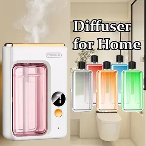 Level up your vibe! CAFELE Automatic Aroma Diffuser with 5 luxury scents (Hilton, Gardenia & more) – wall-mounted, rechargeable, and perfect for your bathroom/bedroom!