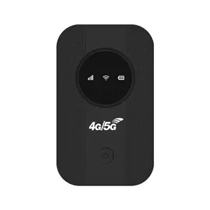 Portable 4G 5G LTE Wireless Pocket Wi-Fi Router, Portable Wi-Fi Hotspot, 150Mbps High Speed, 2100mAh Battery, SIM Card Slot, for Home & Outdoor Use, Portable Wifi Hotspot, High Speed Wifi