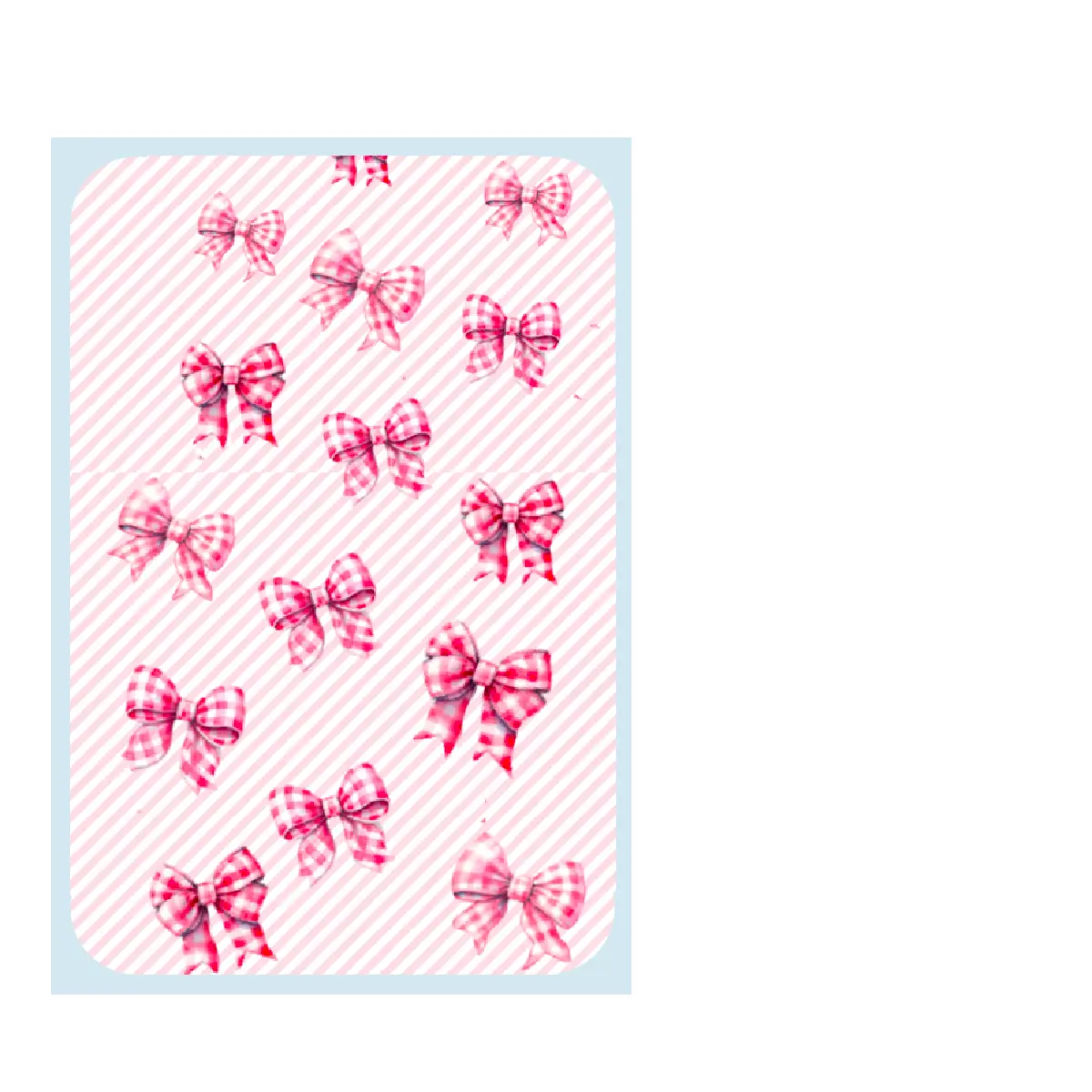 Coquette Plaid! 2" x 3" Magnet for Office, Locker, Refrigerator, Vision Board (1548-M)