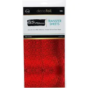 Brutus Monroe | Foil Transfer Sheets | Red Static
