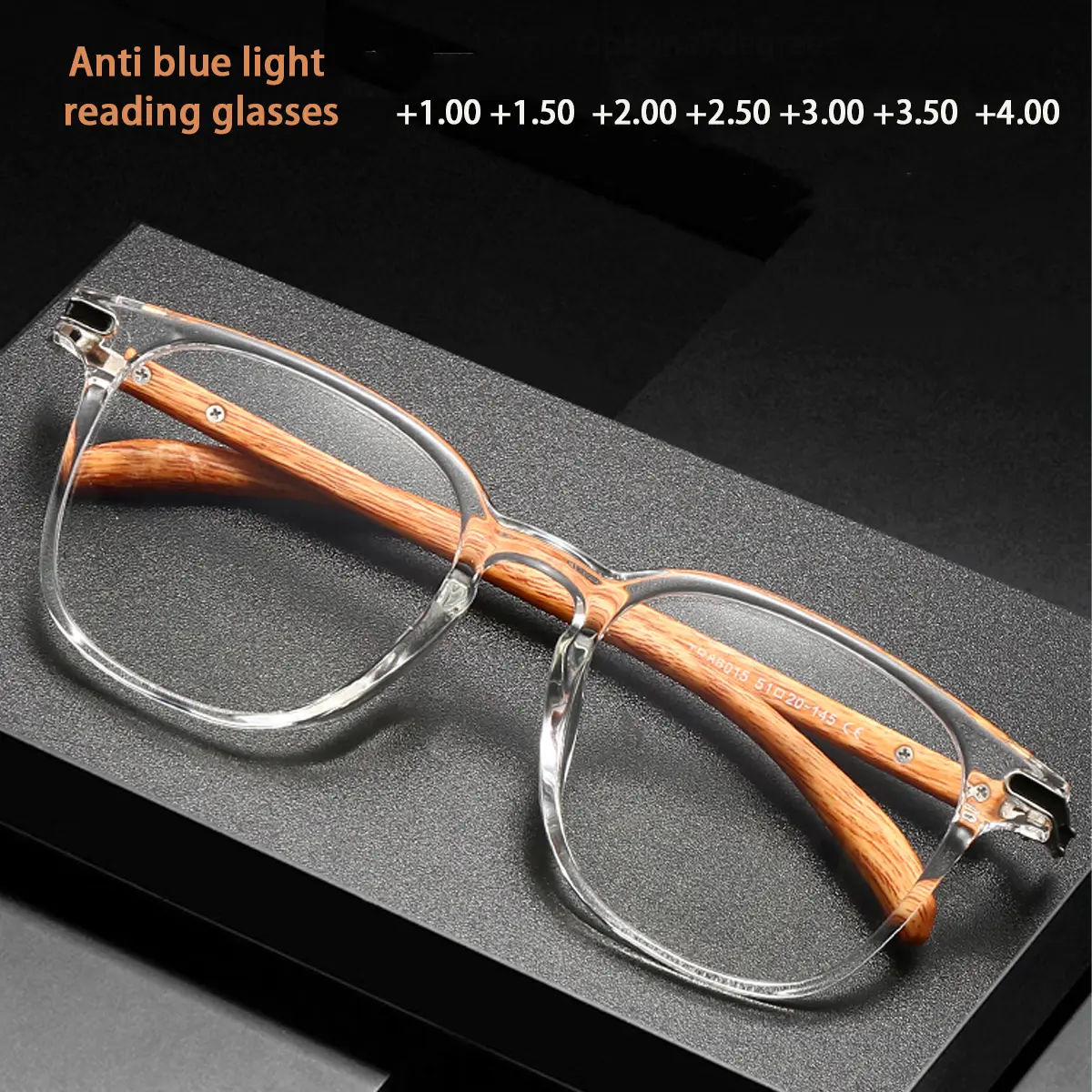 FYTOO Anti Blue Light Reading Glasses with +1.00 to +4.00 Prescription Options for Clear Vision and Comfortable Wear 86015