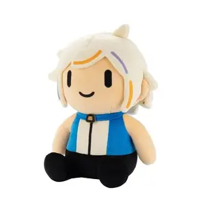 Cute Chuy Game Plushie Blue and White Outfit Collectible