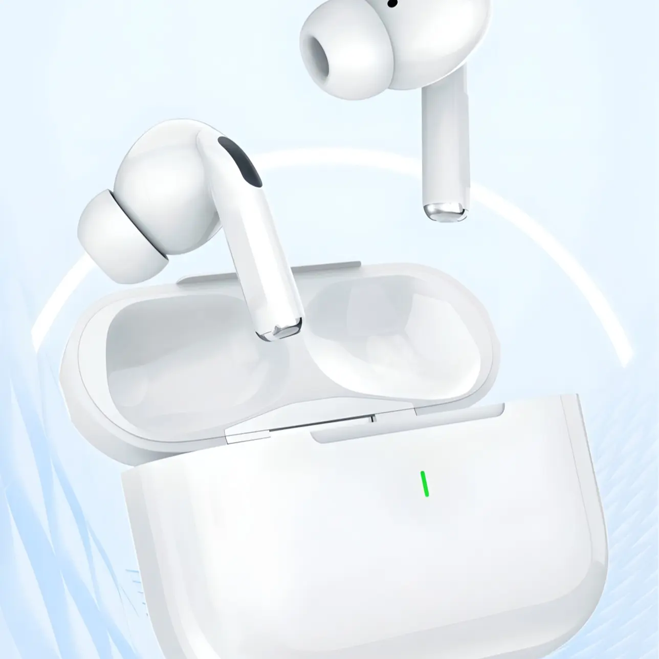 Wireless Earbuds with Ergonomic Design, True Wireless Freedom, Deep Bass HiFi Sound, Bluetooth Compatible, Ideal for Sports and Music Lovers