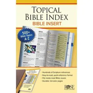 USED-Topical Bible Index: Bible Insert (Paperback)