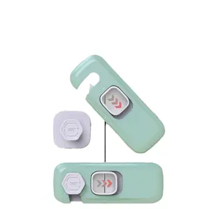 Child safety latch Baby anti-pinch hand split door lock cabinet  door lock Baby protective refrigerator lock drawer lock