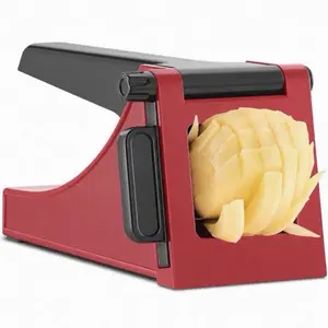 Countertop French Fry Cutter - Fast Food Style 3/8” Fries at Home | Stainless Steel Press, Easy Clean
