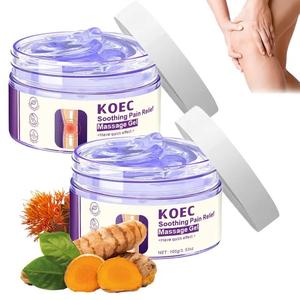 Joint Pain Gel Purple Gel, Soothing Massage Cream - Rapid Relief Muscle Gel for Knees Lumbar, Neck, Hands, and Feet