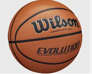 Wilson Evolution Basketball – Official Indoor Game Ball | Pro Grip & Control