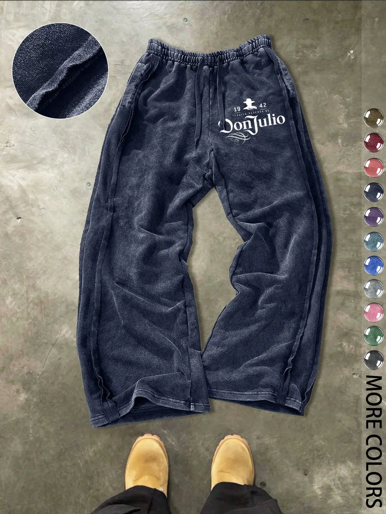 Men's Casual Loose Cotton Sport Pants, Sports Bottoms, Knitted Sports Pants, Knit Track Pant, Graphic Track Pants, Letter Print, Outdoor, Party, Home Comfort, Street Style, Drawstring Waist, All Seasons, Sports Casual Pants