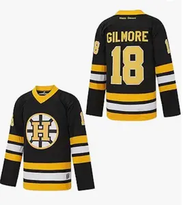 Men's number 18 'Happy Guillermo' hockey jersey makes its debut. happy gilmore