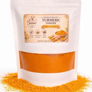 100% Organic Turmeric Powder – Premium Quality | Natural & Fresh | 8oz-Perfect for Tea, Cooking & Wellness (spicy floral)