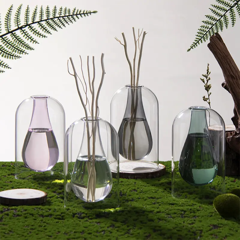 Aromatherapy water-drop fragrance decorative vase Home Decor Vase Glass Vase