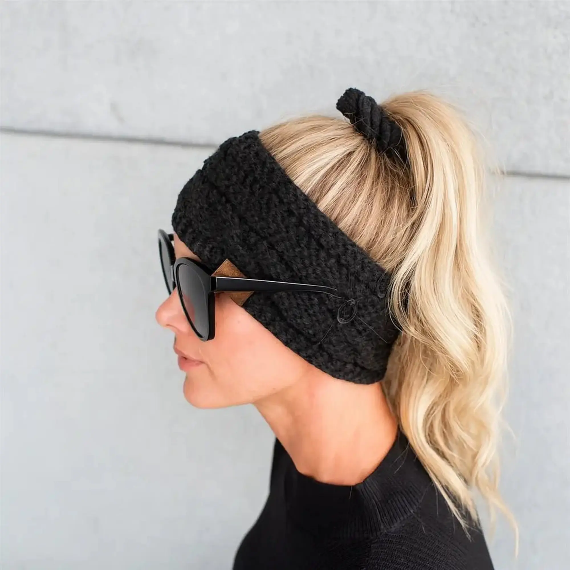 Button Headband for Nurses & Glasses Wearers - CC® Ear Saver Head Wrap
