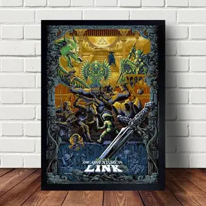 Zelda Ocarina of Time Poster – Classic Gaming Wall Art for Home Decor #3