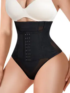 High Waist Shapewear Thong Panties, Butt Lifting Abdomen Control Underwear, Comfortable Seamless Design for Women, All Seasons Casual Style