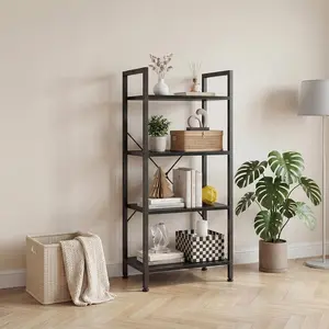 3/4 Tier Multipurpose Storage Shelves, Narrow Floor Standing Shelf Unit, Versatile Organizer for Bathroom/Kitchen/Bedroom/Hallway, Small Space Solution