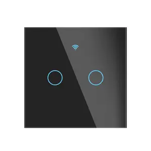 Tuya WiFi Smart Switch, Alexa Voice App Control, Smart Home, European and British Standard Touch Switch, Customizable