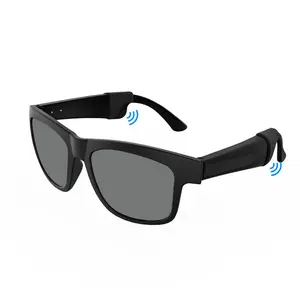 Smart Glasses Bluetooth Audio Sunglasses with Built-in Mic & Speakers Wireless Headphone for Music & Calling Unisex Athletic Outdoor UV Protection Wearable