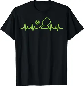 100% Cotton Pickleball Art For Men Women Pickle Ball Pickleball Lover T-Shirt
