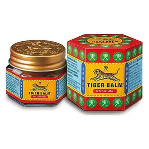 Tiger Balm Red Herb Body Balm (21ml) - Extra Strength Warming Fitness Treatment, Fast Muscle & Joint Relief, Wellness Solution - Available in 1,2,3,4,6,8 Pack Sizes