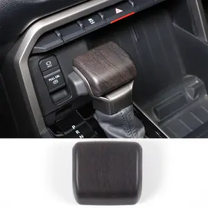 1-piece ABS oak wood grain car gear shift knob cover for 2022+ Toyota Tundra/Sequoia
