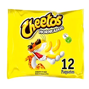 Cheetos Baked Mini Bags 15g - 12 Units | Crunchy Cheese Snacks