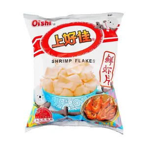 OISHI Shrimp Crackers - Authentic Mainland China Flavor, Crispy Shrimp Chips Snack, 40g Bag