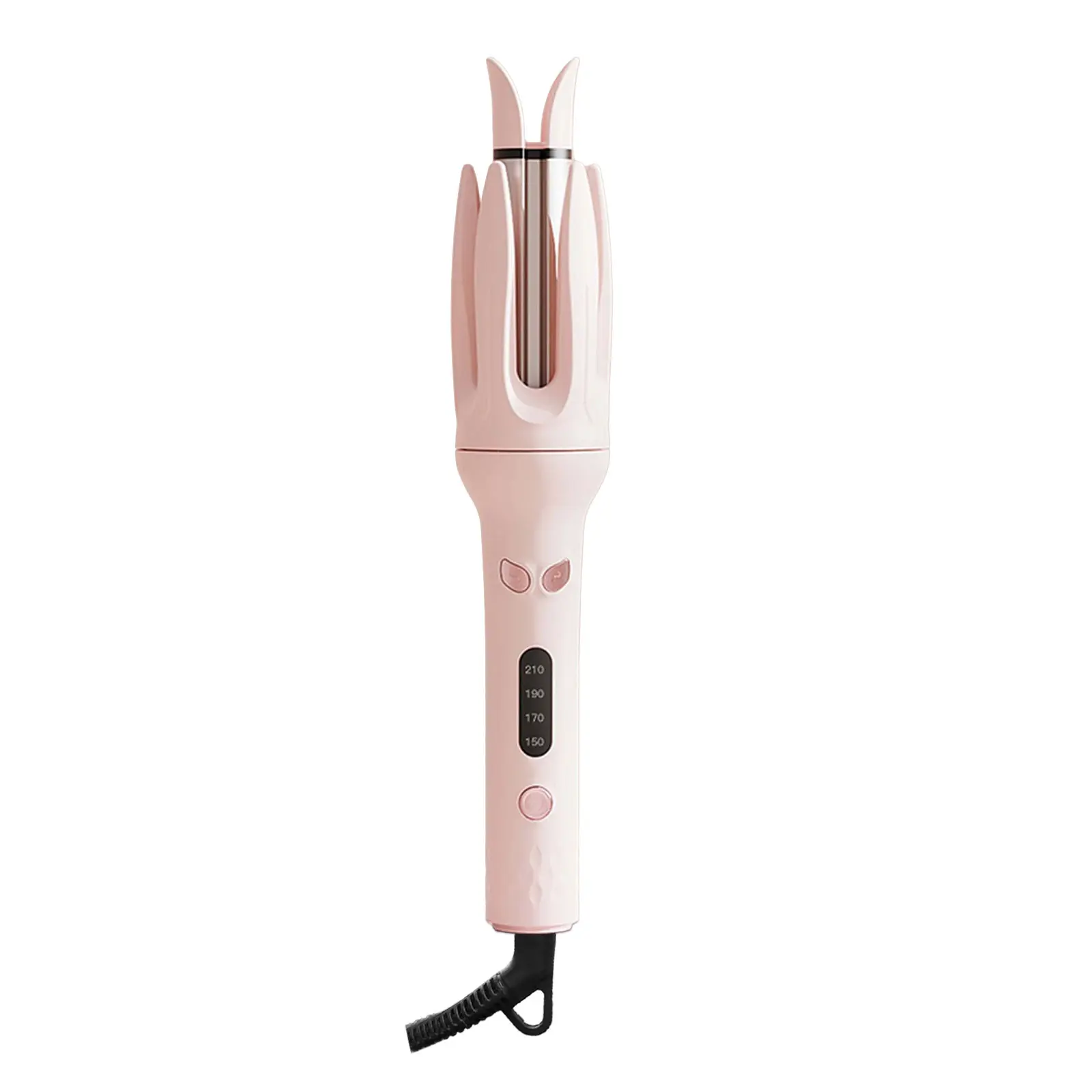 Automatic Curling Iron 28mm, Rotating Ceramic Hair Curler with Anti-Scald Protection, 4 Heat Levels, Fast Heat-Up Styling Tool
