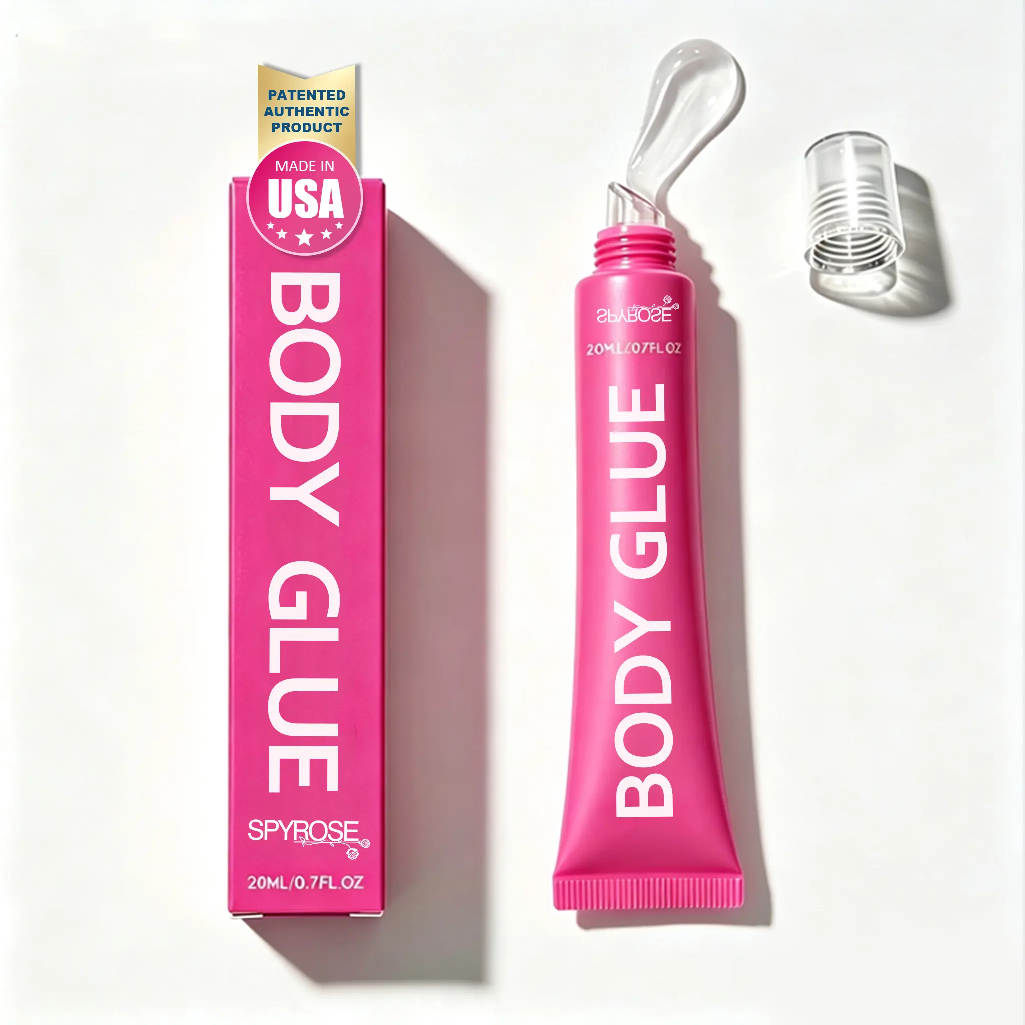 Body Adhesive 20ml - Body Glue Long-lasting adhesion, waterproof & sweat-resistant. Easy to remove without residue. Ideal for women's strap dresses, bikinis & other garments as a body adhesive  Bra Womenswear Fashion Clothes